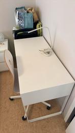Bureau met stoel en lamp, Ophalen, In hoogte verstelbaar, Zo goed als nieuw, Bureau