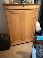 Houten kast, Huis en Inrichting, Kasten | Computermeubels, Ophalen, Gebruikt, 120 tot 170 cm, 120 tot 170 cm