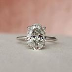 Nieuwe ring, 6 karaat, diamanttest positief!, Verzenden, Wit, Nieuw, 17 tot 18