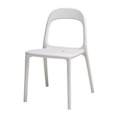 IKEA Urban 4x chaises de jardin blanches, Tuin en Terras, Tuinstoelen, Gebruikt, Kunststof, Stapelbaar, Ophalen