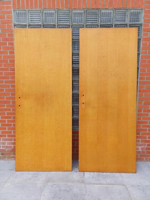 binnendeur, Doe-het-zelf en Bouw, Deuren en Vliegenramen, Gebruikt, Binnendeur, 200 tot 215 cm, 80 tot 100 cm, Hout, Ophalen