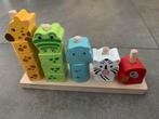 Houten dierenstapeltorens, Enfants & Bébés, Jouets | Jouets en bois, Enlèvement, Comme neuf