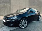 Vw Golf Cabrio 1.4TSI Automaat full, Auto's, Zwart, 4 cilinders, Cabriolet, Zwart