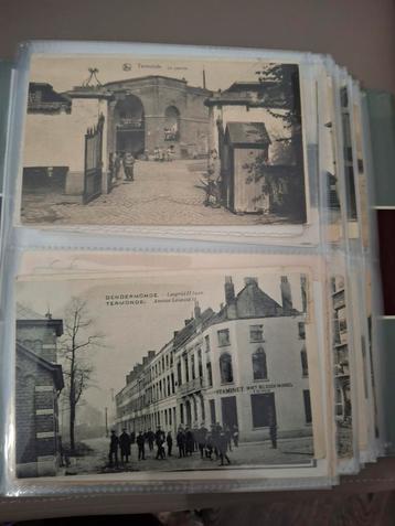 PRACHTKAARTEN - OUDE POSTKAARTEN DENDERMONDE 200 STUKS + BOE beschikbaar voor biedingen