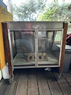 Vintage warmhoudkast, Ophalen