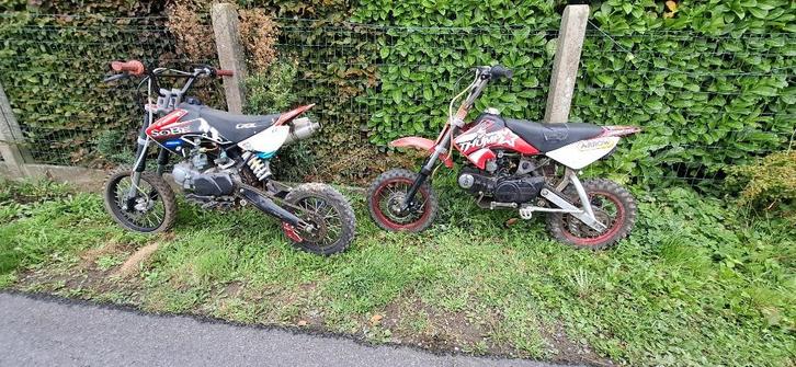 2x pitbike, Fietsen en Brommers, Minibikes, Midibikes en Pitbikes, Gebruikt, Pitbike, Ophalen