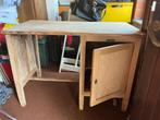 Vintage houten schoolbureautje, Ophalen, Gebruikt, Bureau