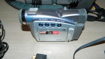 Canon mini-dv-cassette/digitale tape/tv-kabel/oplader/