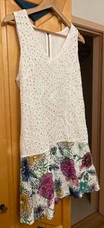 Desigual tuniek (of korte jurk), Maat 38/40 (M), Wit, Ophalen of Verzenden, Zo goed als nieuw
