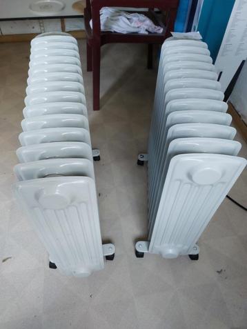 2 elektrische radiatoren, Enlèvement, Utilisé, Radiateur, 60 à 150 cm