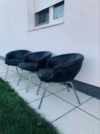 3 fauteuils vintage en skaï des années 1960, Enlèvement