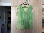 Groen topje, merk cassis, Vêtements | Femmes, Tops, Comme neuf, Vert, Sans manches, Taille 42/44 (L)