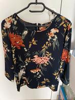Mooi donkerblauw bloesje met 3/4 mouwen als nieuw Only mt 40, Maat 38/40 (M), Only, Blauw, Ophalen of Verzenden