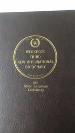 Webster’s Third New International Dictionary, 3 volumes 1981, Comme neuf, Anglais, Enlèvement