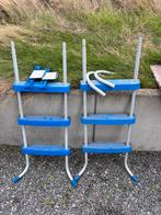 Zwembadladder van 130 cm, Tuin en Terras, Ophalen, Gebruikt, Ladder