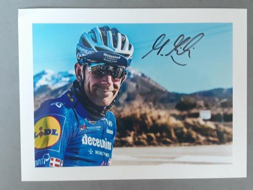 Handtekening op foto van Michael Morkov., Sport en Fitness, Wielrennen, Nieuw, Verzenden