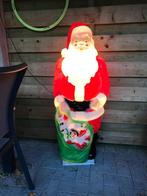 Grote oude Kerstman met licht 120 cm, Diversen, Ophalen of Verzenden, Gebruikt