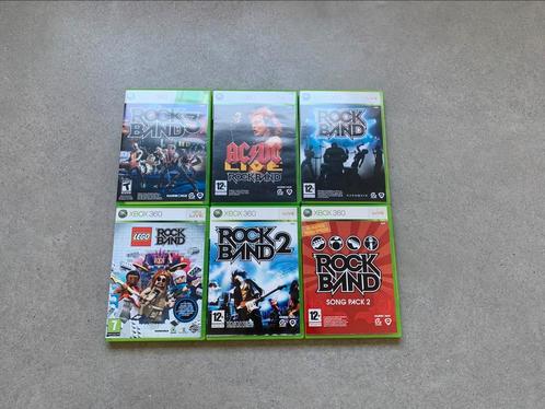 6 Rock Band Xbox 360 games, Games en Spelcomputers, Games | Xbox 360, Zo goed als nieuw, Ophalen of Verzenden