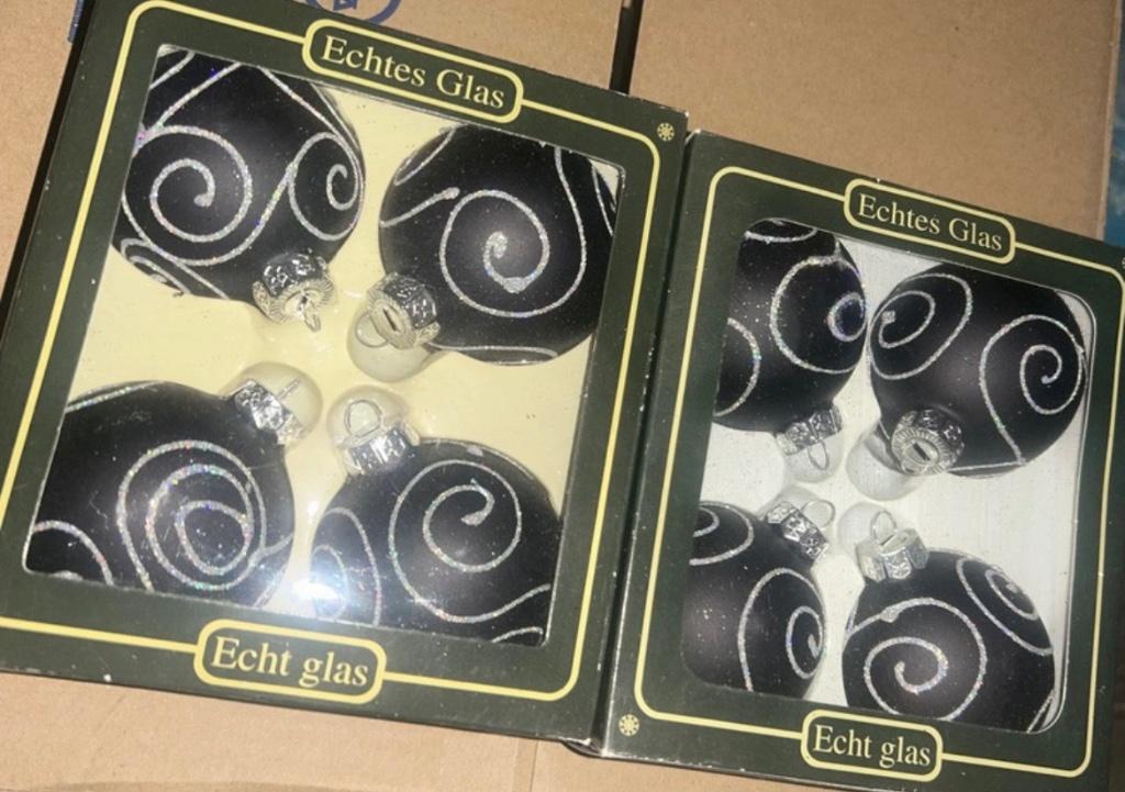 Kerstballen echt glas, Enlèvement, Comme neuf