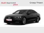 Audi A8 PHEV A8 PHEV 60 TFSI e Quattro Tiptronic (340 kW), Auto's, Automaat, Lederen bekleding, 42 g/km, Zwart