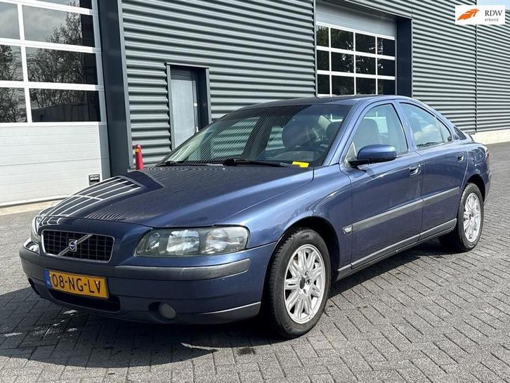 Volvo S60 2.4, Auto diversen, Ongevalwagen, Volvo, Handgeschakeld, Benzine, Berline, Blauw