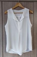 Mouwloze blouse met kraagje, merk Vila, maat M, Vila, Taille 38/40 (M), Enlèvement ou Envoi, Blanc
