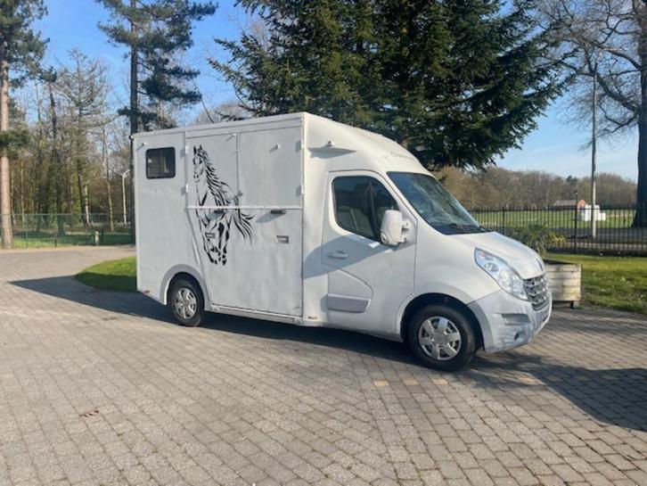 Renault Master paardencamionette, Dieren en Toebehoren, Paarden en Pony's | Trailers en Aanhangwagens, Gebruikt, 2-paards trailer