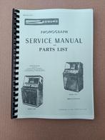 Service Manual: Seeburg KD-200/ L100 (1957) jukebox Nieuw !!, Verzamelen, Verzenden, Seeburg