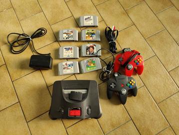 Nintendo64 met 2 controllers en expansion pack, Ophalen of Verzenden, Gebruikt