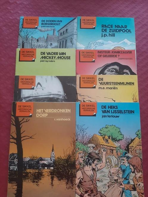 Set van 7 vintage “De Sikkel – Historische Verhalen” boekjes, Boeken, Kinderboeken | Jeugd | onder 10 jaar, Gelezen, Ophalen of Verzenden