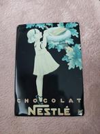 Plaque émaillée en métal Nestlé Chocolat 15x21cm, Enlèvement ou Envoi