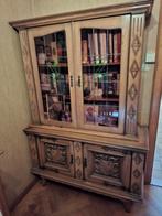 Vitrine de caractère en chêne, Maison & Meubles, 25 à 50 cm, 100 à 150 cm, Enlèvement, Utilisé