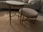 Salontafel/bijzettafel, Huis en Inrichting, Tafels | Bijzettafels, Overige materialen, Gebruikt, Rond, Modern
