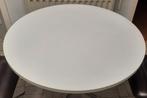 ronde witte keukentafel diameter 1 meter, Huis en Inrichting, Ophalen, Gebruikt, 50 tot 100 cm, Rond