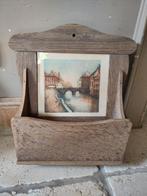 Vintage wandposthouder schilderij Mechelen, Antiek en Kunst, Ophalen of Verzenden
