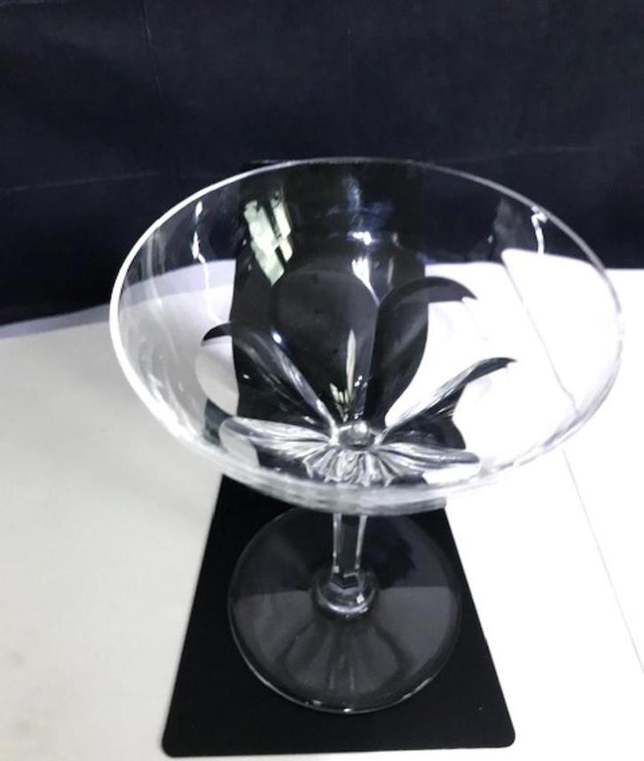Val Saint Lambert Champagne glazen 6 + 2 stuks✨🤗🍾🥂💑👌, Antiek en Kunst, Antiek | Glaswerk en Kristal, Ophalen of Verzenden