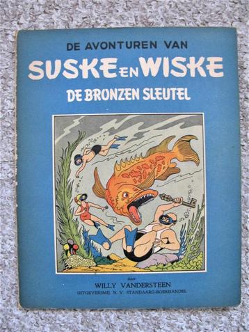 Suske en Wiske - BR-2 - De Bronzen Sleutel - 2e druk 1952 beschikbaar voor biedingen