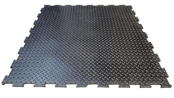 Rubber stalmat 1x1 meter, 12 mm dik beschikbaar voor biedingen