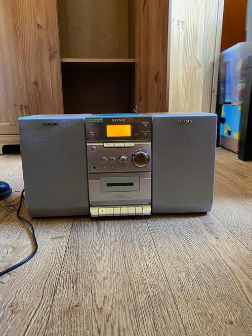 Chaine hi-fi (Sony CMT EP303) radio, cassette, cd, TV, Hi-fi & Vidéo, Chaîne Hi-fi, Comme neuf, Deck cassettes ou Lecteur-enregistreur de cassettes