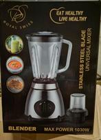 Blender Royal Swiss 1030W avec cruche en verre!, Ophalen of Verzenden, Zo goed als nieuw