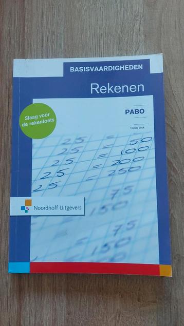 Basisvaardigheden rekenen voor de Pabo disponible aux enchères