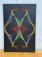 Vintage wanddecoratie met stringkunst, Huis en Inrichting, Woonaccessoires | Wanddecoraties, Ophalen, Gebruikt