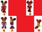 Disney Minnie Mouse 3D fashion Zaini figuur x 5, Verzenden, Mickey Mouse, Nieuw, Beeldje of Figuurtje