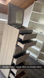 Kast met schuiven, Gebruikt, 105 cm of meer, Ophalen of Verzenden, Minder dan 50 cm