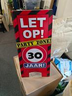 Pas op bord party zone 30 jaar, Ophalen of Verzenden, Zo goed als nieuw