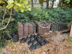 Dakpannen pottelberg donkerbruin geglazuurd, Doe-het-zelf en Bouw, Ophalen, Steen of Klei, Zwart, 15 m² of meer
