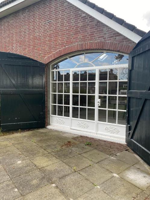 Stalen deuren, Doe-het-zelf en Bouw, Raamkozijnen en Schuifdeuren, Gebruikt, Deurkozijn, Metaal, 225 cm of meer, 225 cm of meer