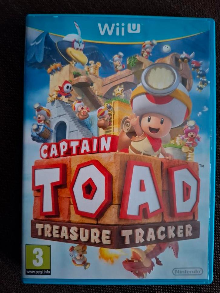 WiiU Captain Toad Treasure Tracker, Games en Spelcomputers, Games | Nintendo Wii U, Zo goed als nieuw, Ophalen of Verzenden