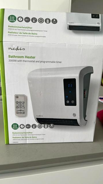 Badkamer verwarming Nedis HTBA20WT beschikbaar voor biedingen