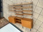 Vintage 60s Nisse Strinning String Lader Shelving Wall Unit, Ophalen of Verzenden, Gebruikt